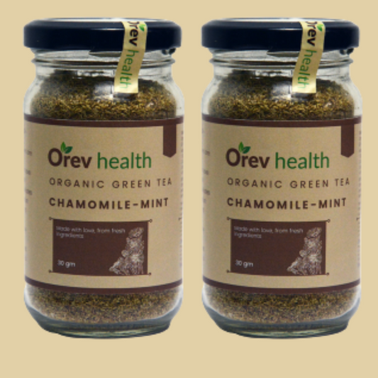 Orev Health Organic Chamomile - Mint Tea - 60gm (30gm * 2pack)