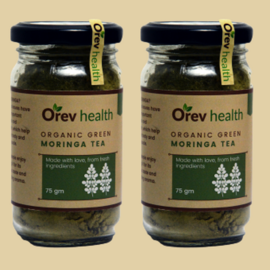 Orev Health Organic Moringa Tea - 150gm (75gm * 2pack)