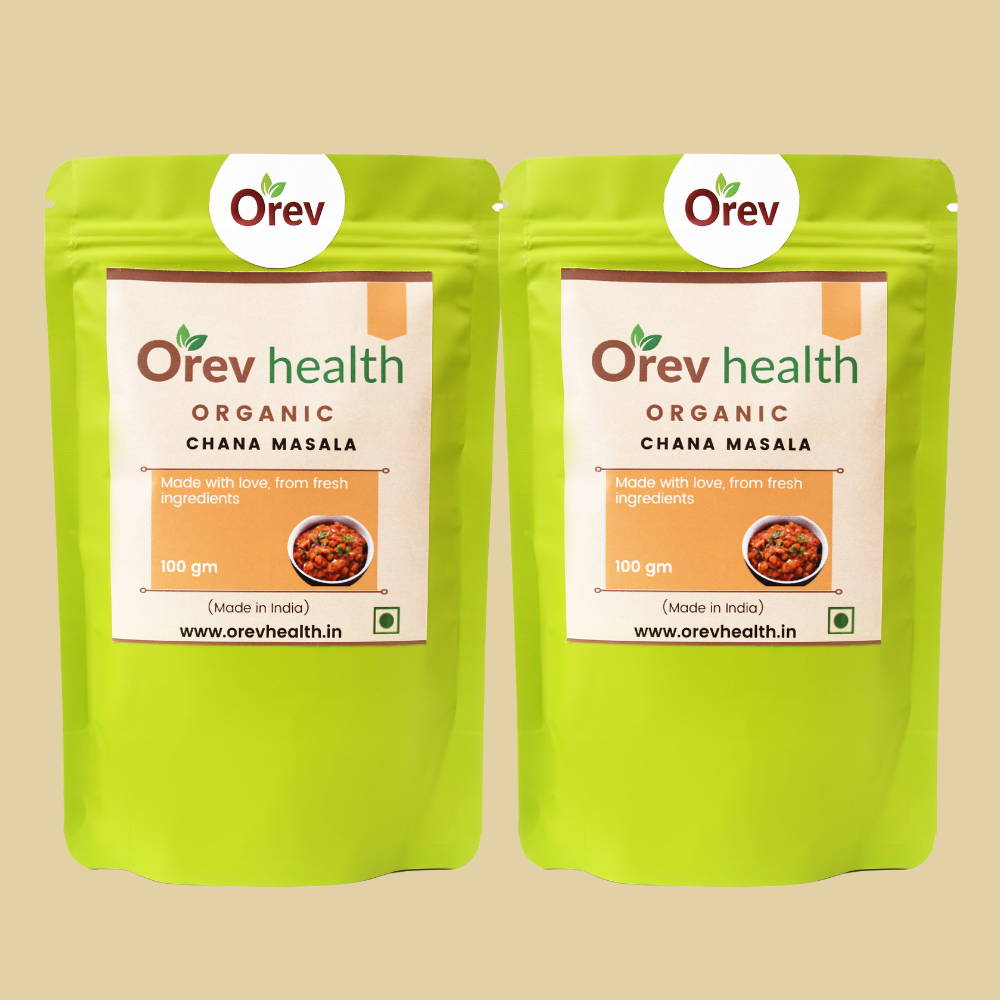 Orev Health Organic Chana Masala - 200gm (100gm * 2pack)