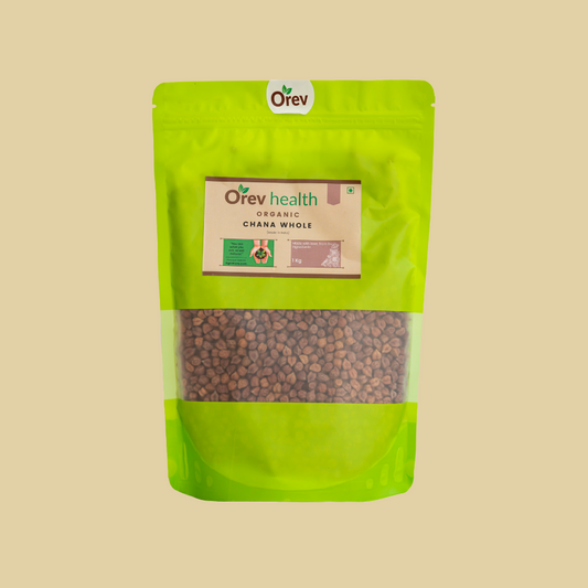 Orev Health Organic Chana Whole - 1Kg