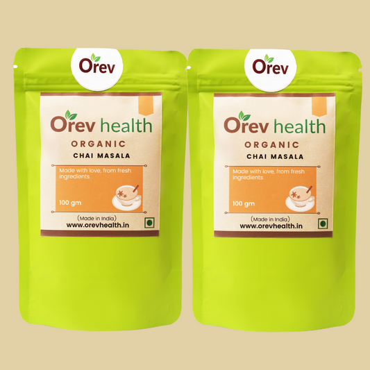 Orev Health Organic Chai Masala - 200gm (100gm * 2pack)