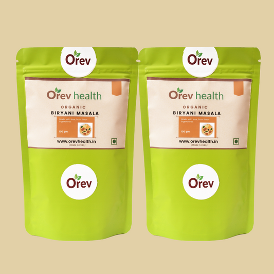 Orev Health Organic Biryani Masala - 200gm (100gm * 2pack)