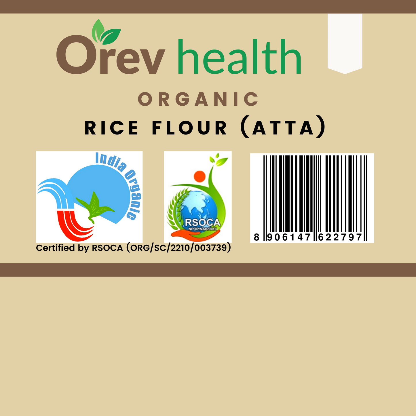 Orev Health Organic Rice Flour