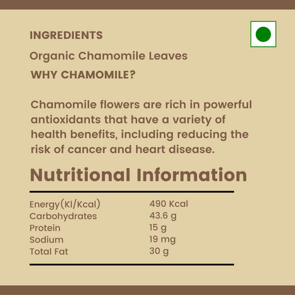 Orev Health Organic Chamomile Tea - 60gm (30gm * 2pack)