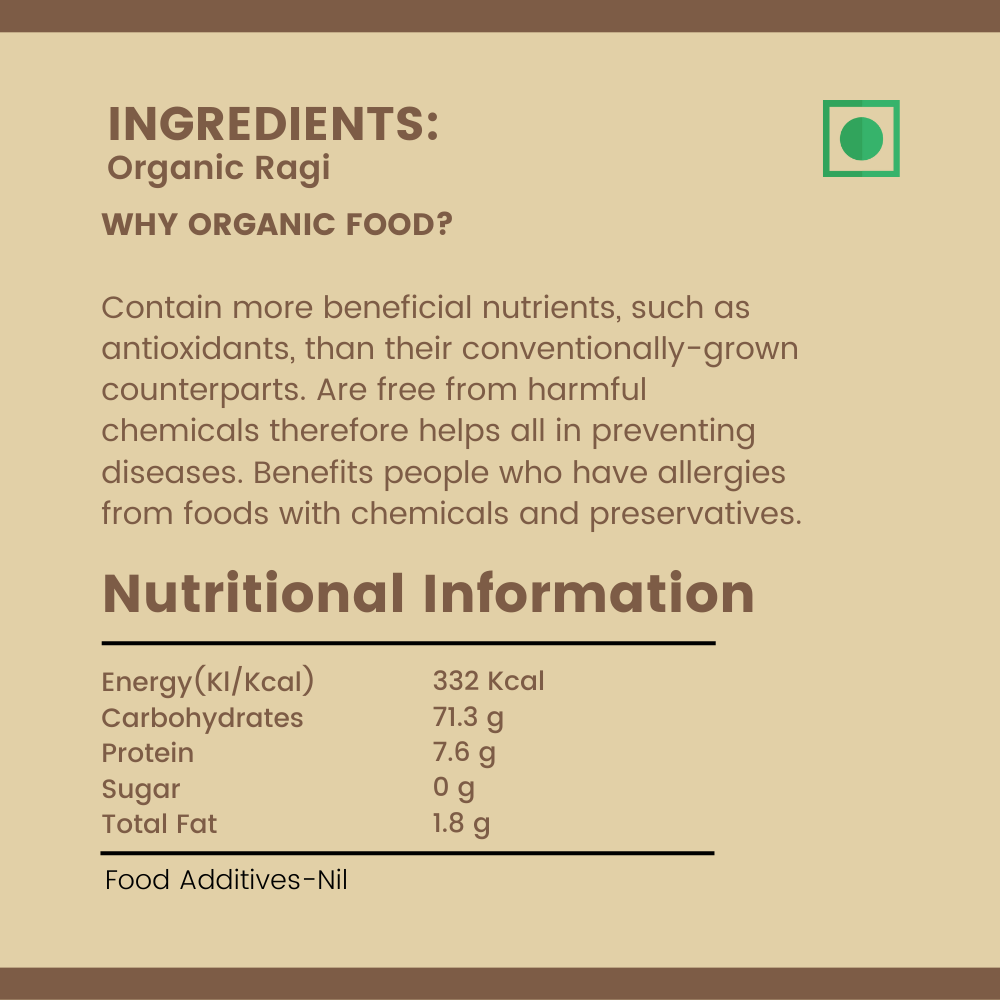 Orev Health Organic Ragi Flour