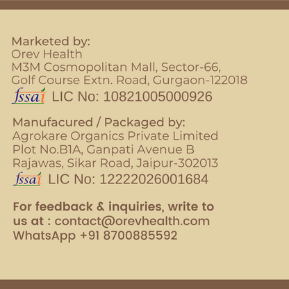 Orev Heath Organic Poha (800gm) and Red Poha (800gm) - 1.6Kg