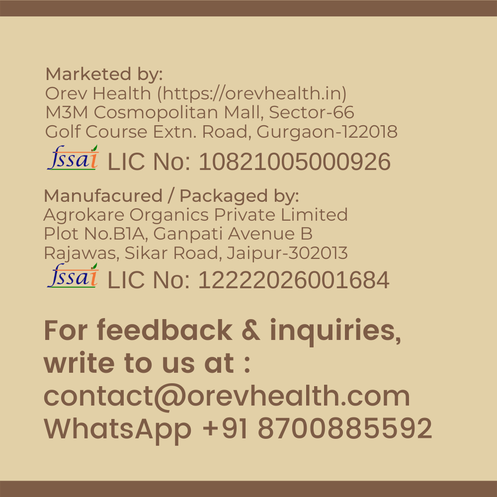 Orev Health Organic Chai Masala - 200gm (100gm * 2pack)