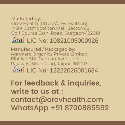 Orev Health Organic Chai Masala - 200gm (100gm * 2pack)