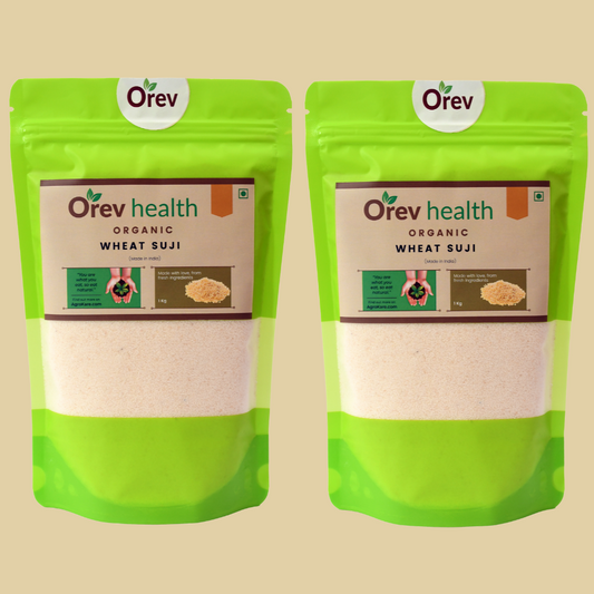 Orev Health Organic Wheat Suji